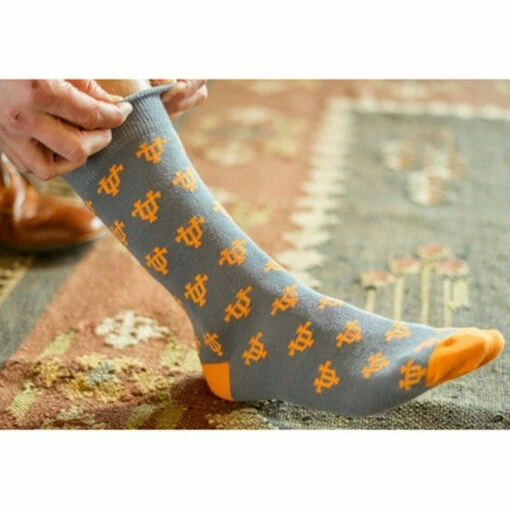 Interlocking UT Socks By Volunteer Traditions -US Cheap Clothing Store 1305111 01