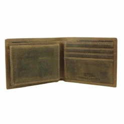 Leather Vintage Tan Bi-fold Wallet 4 Leather Vintage Tan Bi-fold Wallet -US Cheap Clothing Store 362482 02