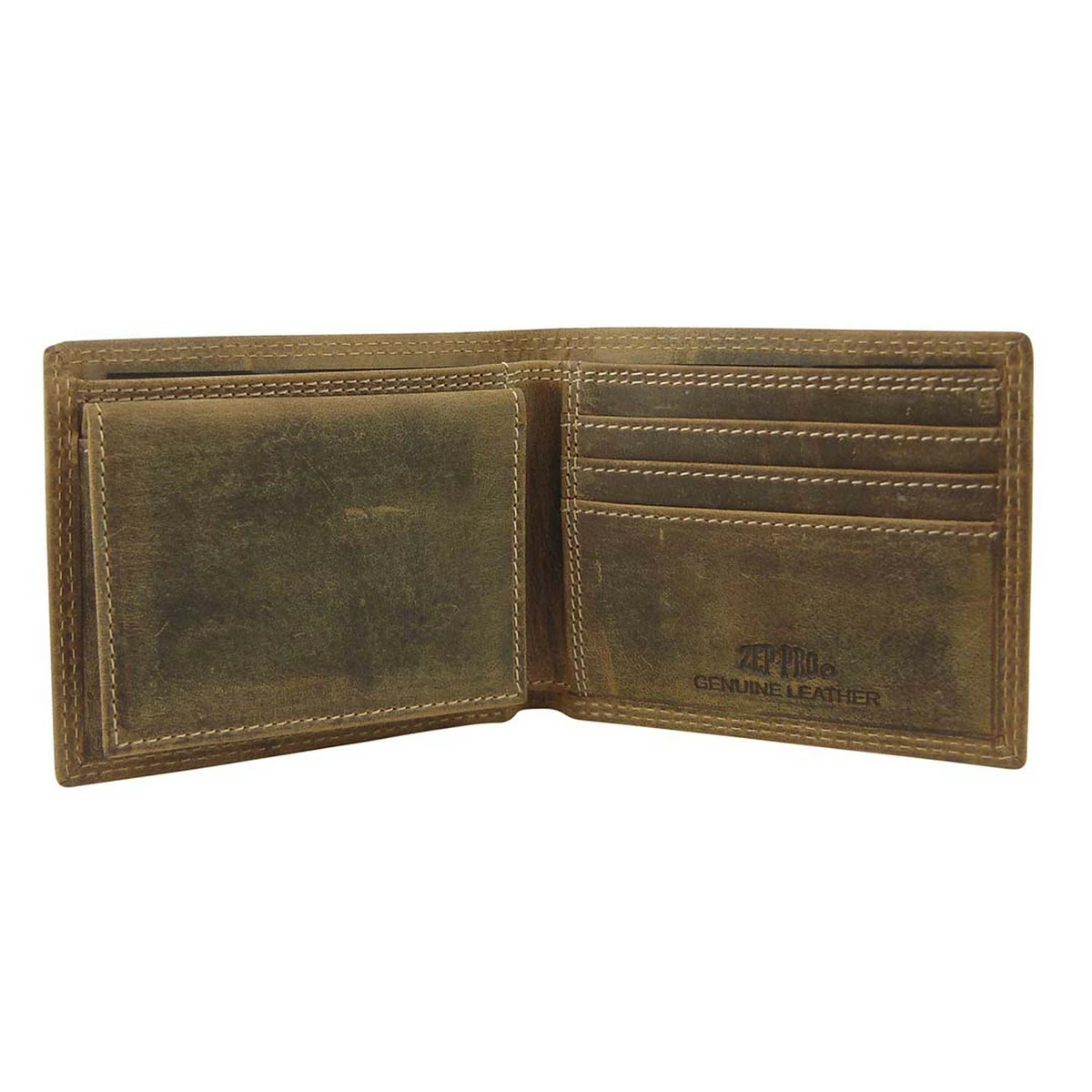 Leather Vintage Tan Bi-fold Wallet 2 Leather Vintage Tan Bi-fold Wallet - Image 2