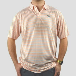 Volunteer Traditions Bluetick Reese Stripe Polo