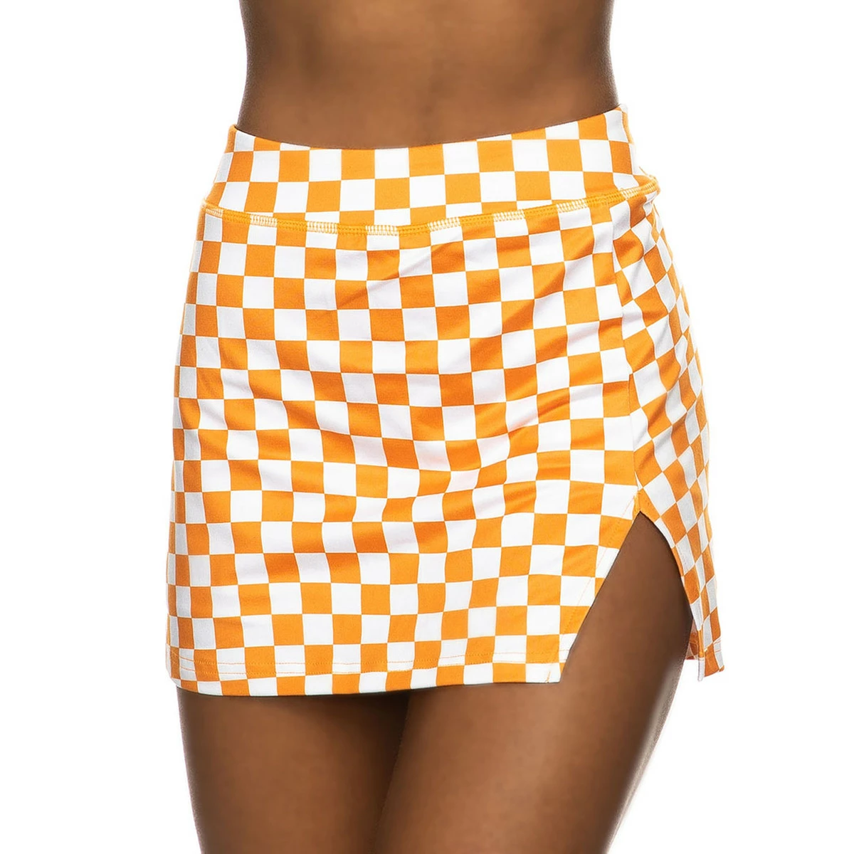 Tennessee Mini V Notch Checkerboard Skort 1 Tennessee Mini V Notch Checkerboard Skort