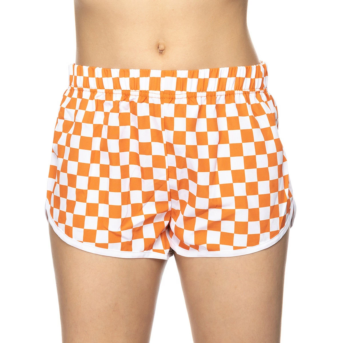 Women's Checkerboard Booty Shorts 1 Women's Checkerboard Booty Shorts