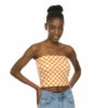 Checkerboard Tube Top