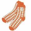 Women's Plush Checkerboard Socks