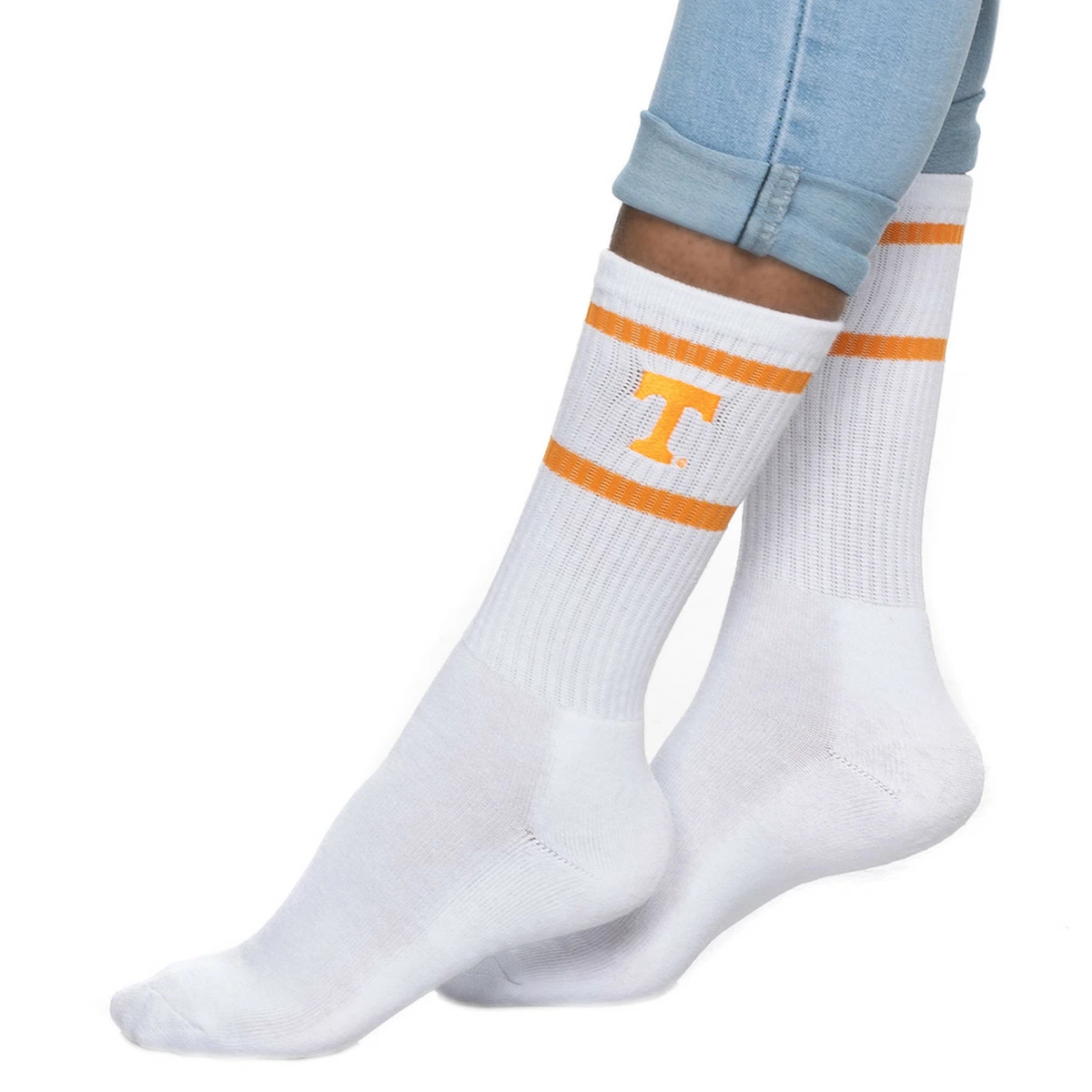 Women's Striped Crew Socks 1 Women's Striped Crew Socks