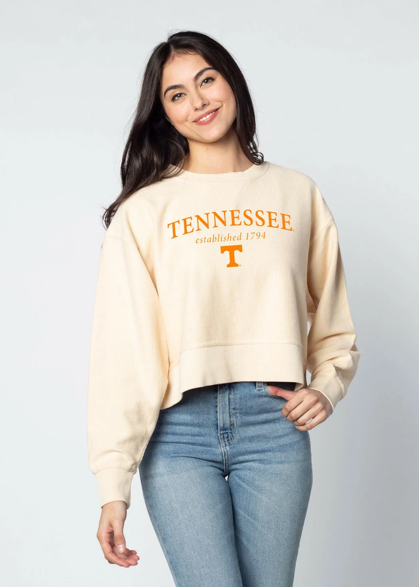 Women's Tennessee Boxy Corded Crew 1 Women's Tennessee Boxy Corded Crew