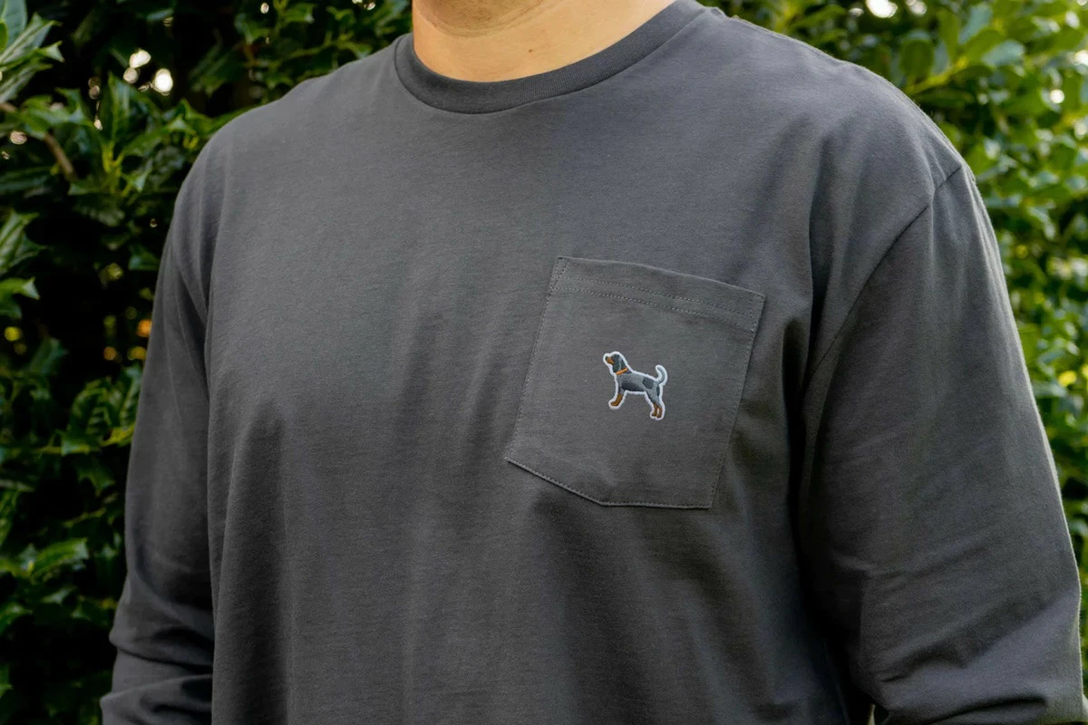 Bluetick Embroidered Long Sleeve Tee 1 Bluetick Embroidered Long Sleeve Tee