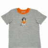 Toddler Hound Dog Stripe Tee By Ishtex Apparel