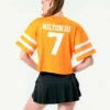 Women's Crop NIL Football Jersey