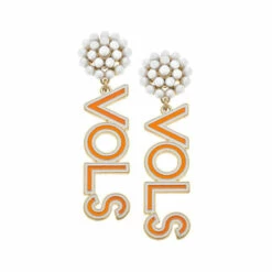 Pearl Bead Cluster VOLS Earrings